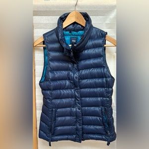 GAP Blue Down Vest Medium